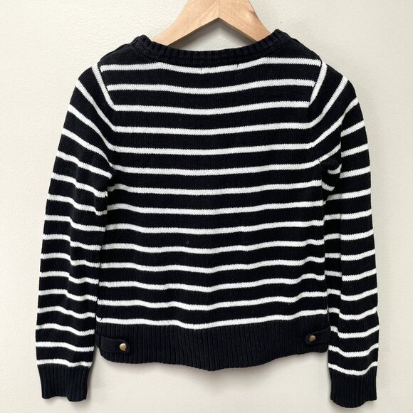 Gap Striped Brass Button Sweater - Picture 3 of 6